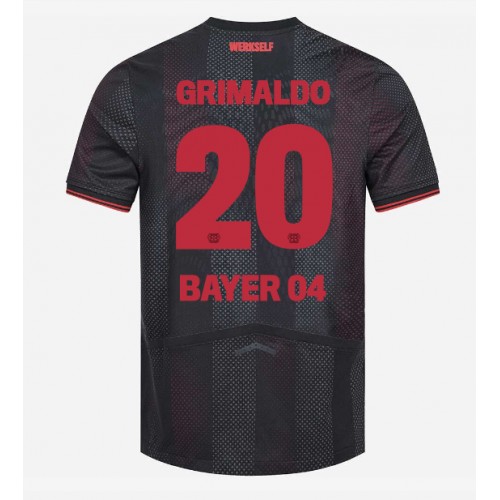 Stroje piłkarskie Bayer Leverkusen Alejandro Grimaldo #20 Koszulka Podstawowej 2025-26 Krótki Rękaw